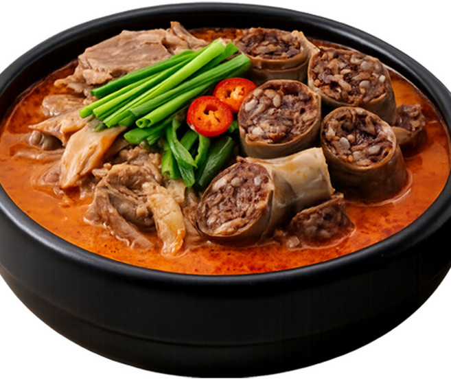 [퇴근후 술을 부르는] 서울깍쟁이 얼큰순대국 프리미엄 푸짐한 순댓국 3팩, 600g, 3개