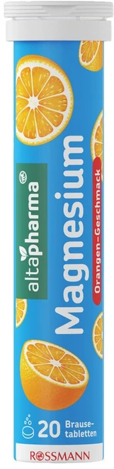 로스만 알타파마 발포비타민 마그네슘 오렌지맛 20개입, 1개, 20정 - 쿠팡