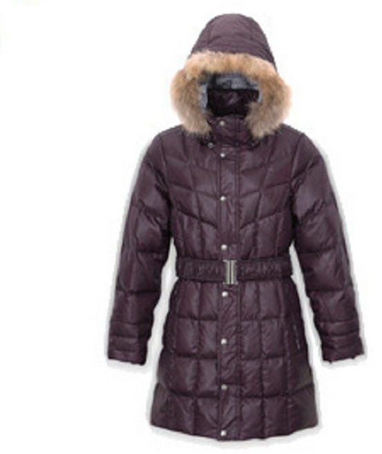 荒野WILDLAND 女 貉子毛中長羽絨衣