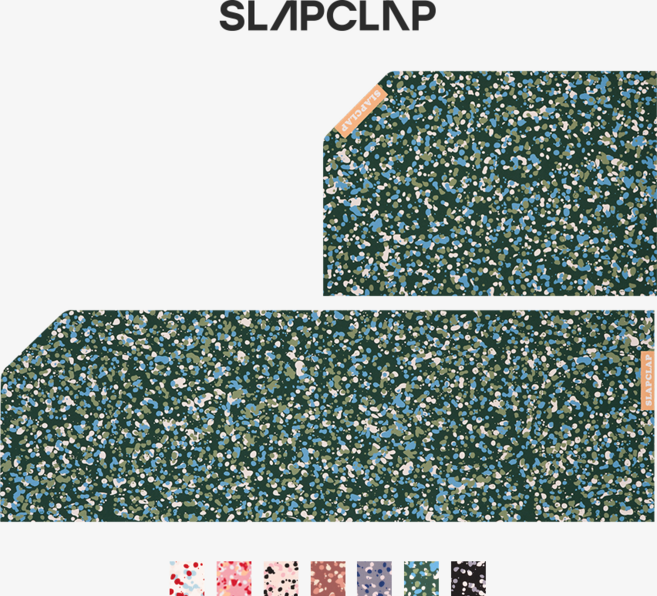 슬랩클랩 팔레트 2종세트 빨아쓰는 규조토 발매트, 포레스트그린