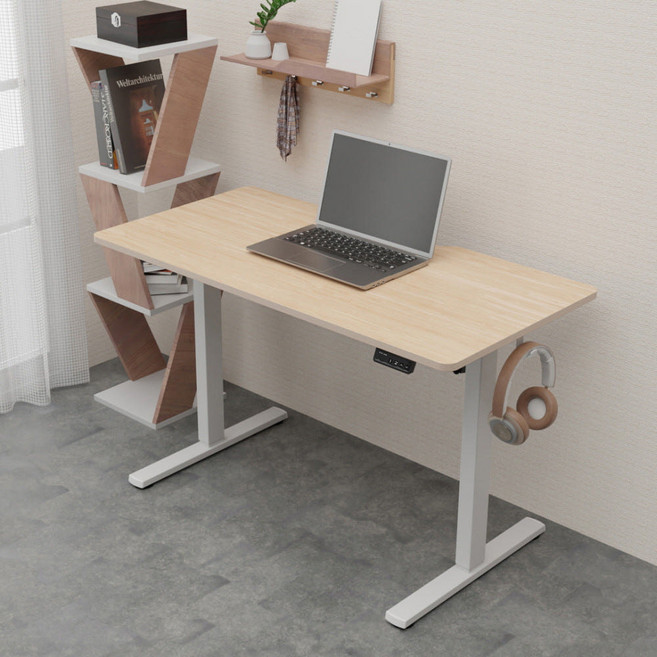 핏쳐 전동식 모션데스크 L1, 화이트