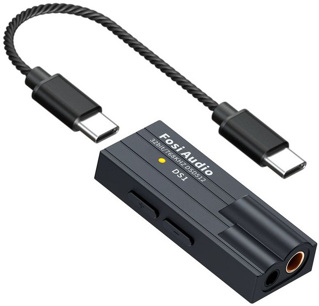 Fosi Audio DS3 DAC HIFI 앰프 DAC, A. DS TypeC 포트 버전