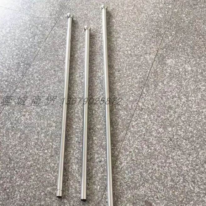 국기 게양대 스탠드 깃대 학교 실버 공공기관 경기장 태극기 거치대 국기봉, 1m 스텐레스 스틱 받침대 없음 신축 불가 1개, 1x1cm, 1개