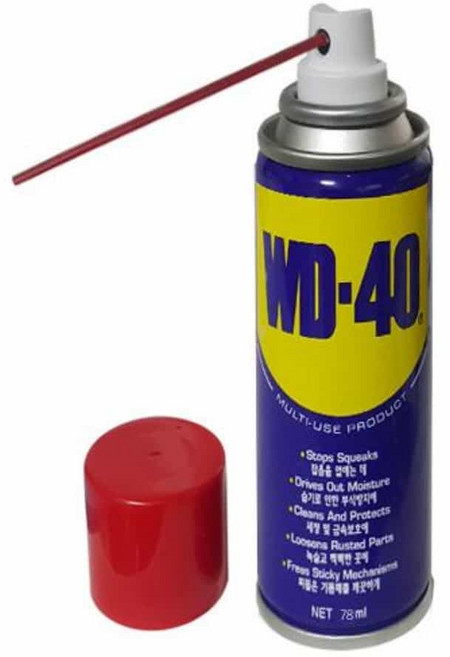 방청윤활제 WD-40 78ml 그리스 공구용기름 기계용 녹제거스프레이, 1개
