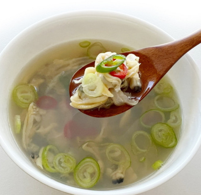 바지락국 국내산 섬진강 순살 바지락 즉석국 간편조리 500g 1/3/5팩, 3개