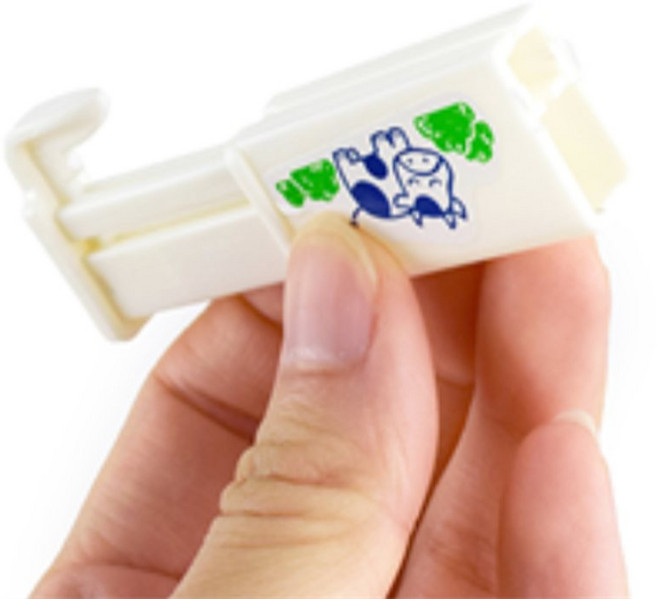 우유팩 홀더 2P 팩음료홀더 우유팩집게