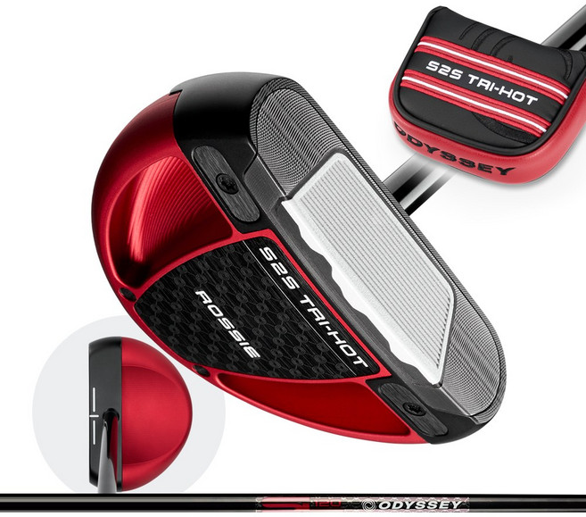 [캘러웨이코리아정품] 스퀘어 2 스퀘어 트라이 핫 제로토크 퍼터(PT그립), 83.82cm(33인치), 로시