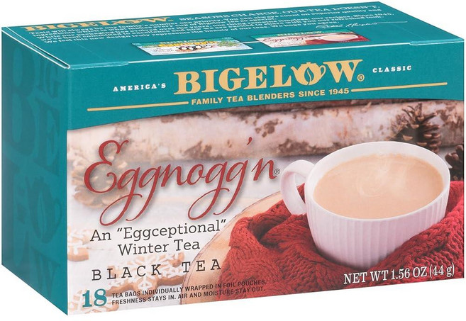Bigelow Tea Perfectly Mint 홍차 카페인 티백 총 20개 262429, 20, 33g
