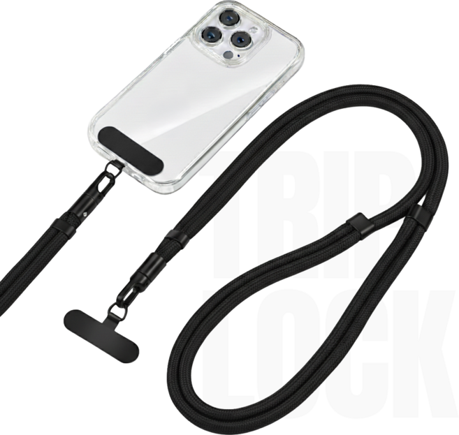 360도 회전 트립베드 트립락 유럽여행 도난방지 숄더 스트랩, 1개, 블랙