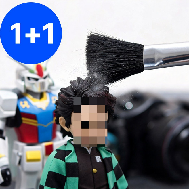 모엘코 피규어먼지털이개, 2개, 블랙