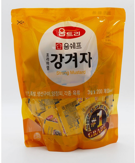 [아이싱싱]움트리 강겨자.유통기한 2026.07.06, 3g, 200개
