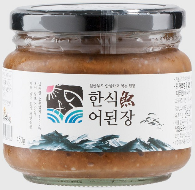 남해어간장 한식어된장 /구수하며 요리에 어울리는 재래저염된장, 1개, 450g