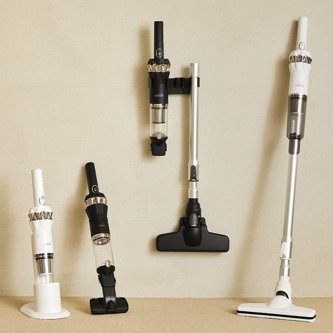 리하스 가정 차량용 핸디 스틱형 미니 무선청소기, 화이트, TEB-4120