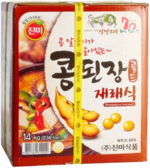 진미 콩된장 골드 재래식, 14kg, 22개