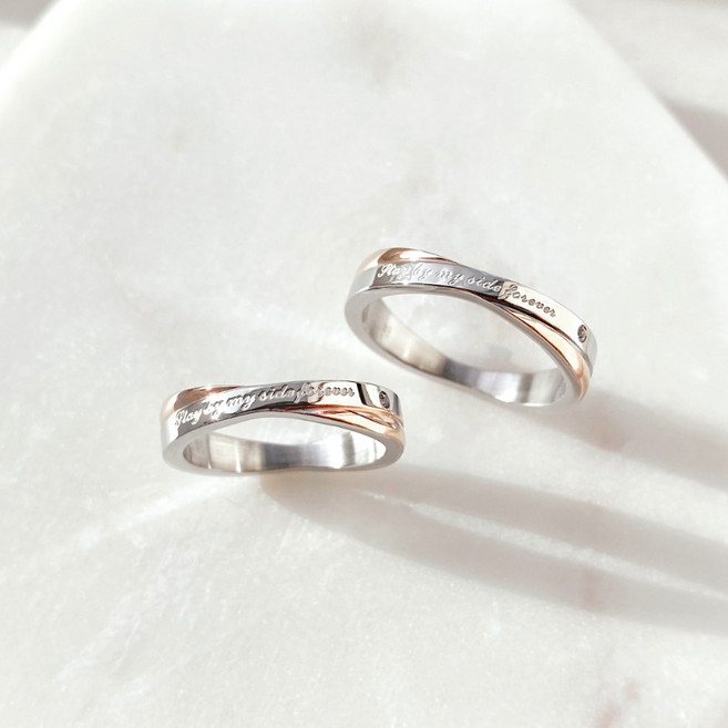 (무료각인) 팅커 각인반지 학생 커플링 100일 기념일 선물