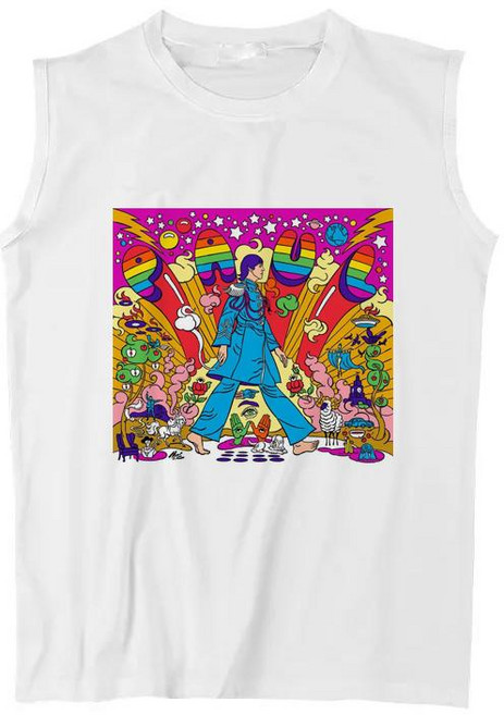 스트릿패션 민소매 나시 락밴드 티셔츠 레드 제플린 6