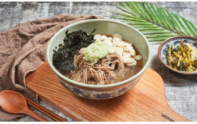 서가냉모밀 봉평메밀 메밀국수 1인분 캠핑음식 간편조리 140g 메밀소바, 추가옵션_철판닭불고기 / 고추장맛, 1개, 300g