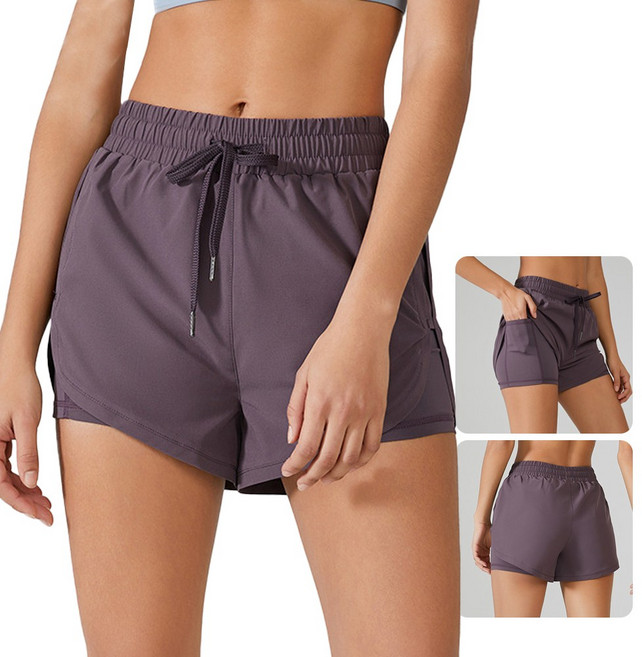 온브레이크 여성 투인원 쇼츠 러닝 마라톤 트레이닝 헬스 운동 반바지 숏팬츠