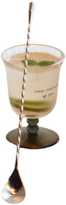 칵테일혼합스틱 바텐더 홈카페 롱스푼 음료섞는막대 하이볼혼합막대 30cm, 1개