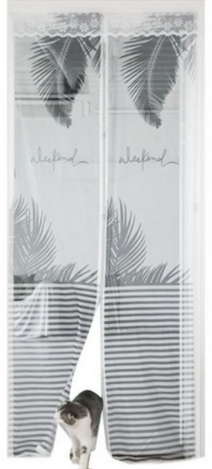 베베데코 프리미엄 일체형 자석모기장 모노위켄드, 블랙 2개