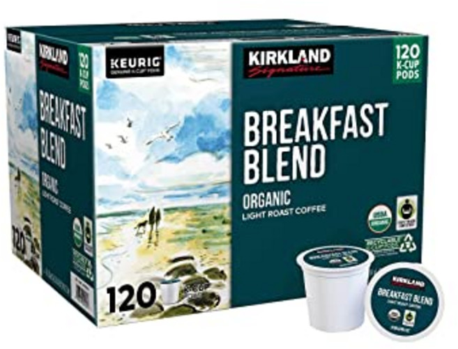 커클랜드 큐리그 캡슐커피 120개입 대용량 K cup 모음 - (옵션: 블랙퍼스트 블렌드 미디엄 로스트 퍼시픽 볼드 다크로스트)