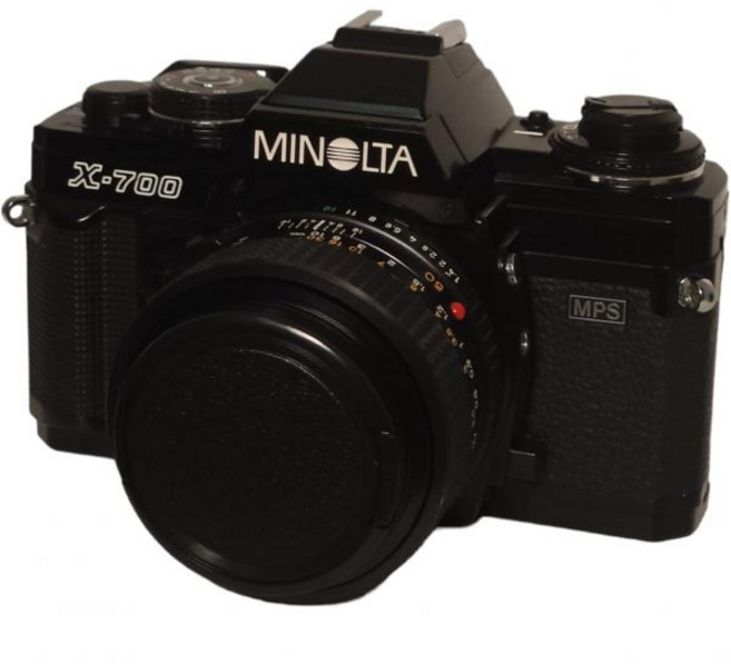 Konica Minolta미놀타 X700 35mm 필름 SLR with 미놀타 MD 50mm f/1.4 Lens 수동 포커스 (리퍼브)