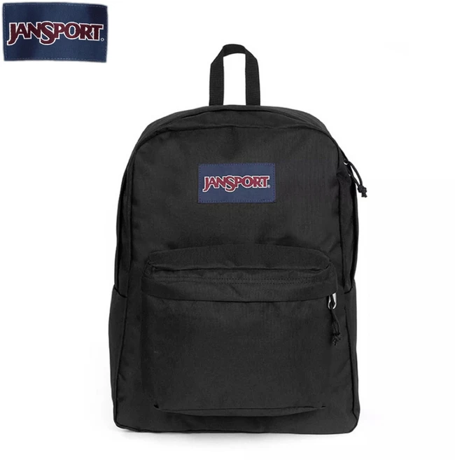 잔스포츠 백팩 슈퍼브레이크 중고등학생 블랙 어린이 대학생 랩탑 가방, 1개, Black - 쿠팡