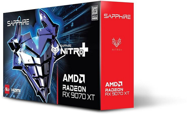 SAPPHIRE NITRO+ Radeon RX 9070 XT GAMING OC 16GB 그래픽 보드 11348-01-20G VD8983, Sapphire Nitro+ AMD Radeon™ RX