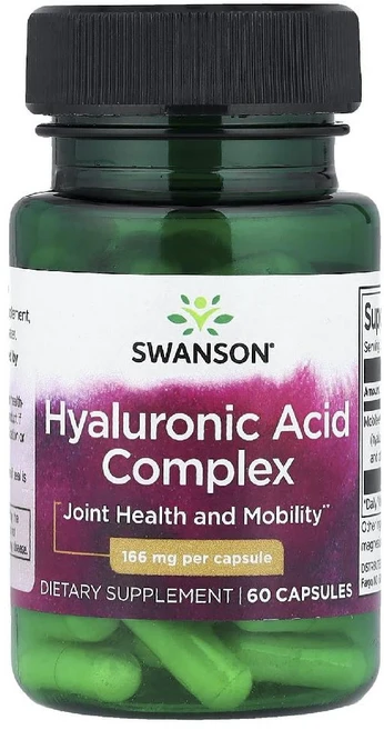 Swanson 히알루론산 복합체 166mg 캡슐 60정 Swanson (스완슨), 1개 - 쿠팡