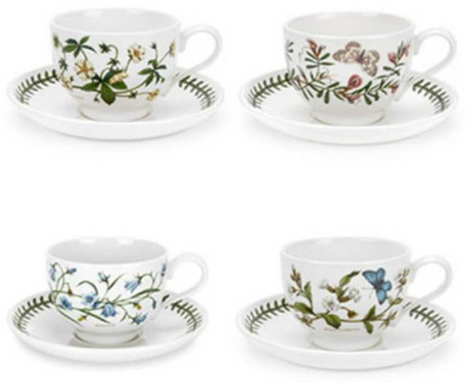 포트메리온 보타닉가든 뉴 커피잔 T형 세트, 랜덤발송, 4세트