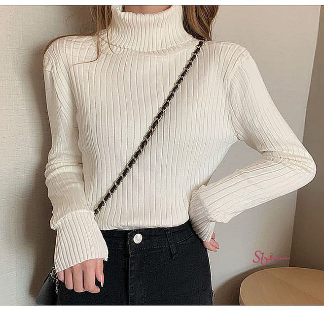 목폴라티 기모 목티 여자 티셔츠 안감 얇은 여성 이너 롱폴라 골지 긴팔 슬림핏 무난한컬러 터틀넥 데일리jbm666