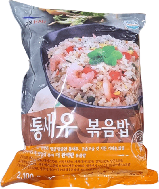 한우물 코스트코 통새우 볶음밥 2.1kg (300g x 7팩) [무료 냉동 포장 발송], 300g, 14개