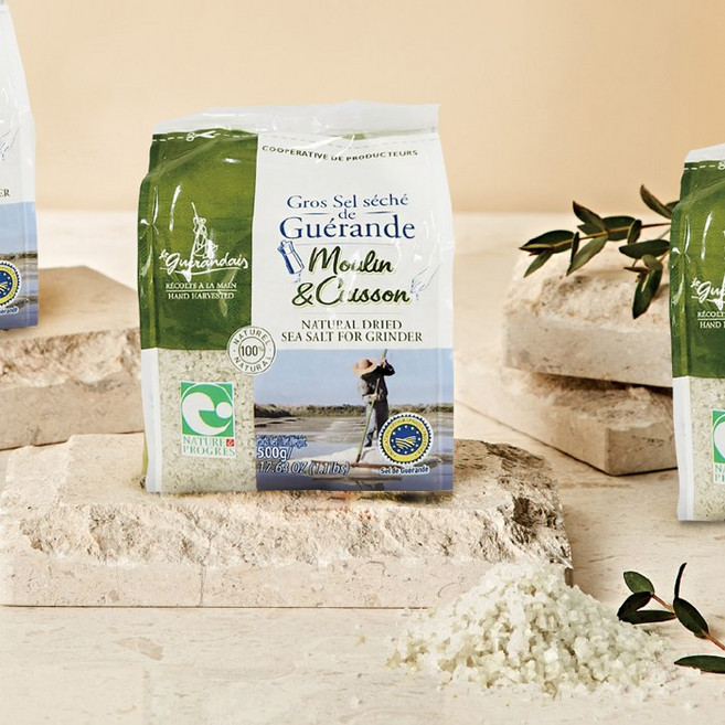 르 게랑드 토판 천일염 굵은 소금 500g 맛있는 프랑스 소금 솔트, 1개