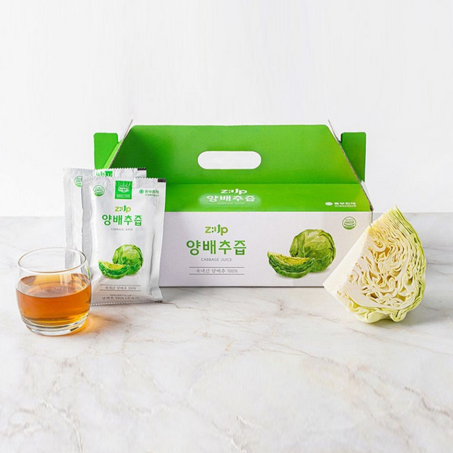 상생식품 양배추즙 건강즙 선물세트 100ml 60포, 1ml, 1개, 1