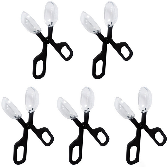 리빙준 채집 집게, 블랙, 5개