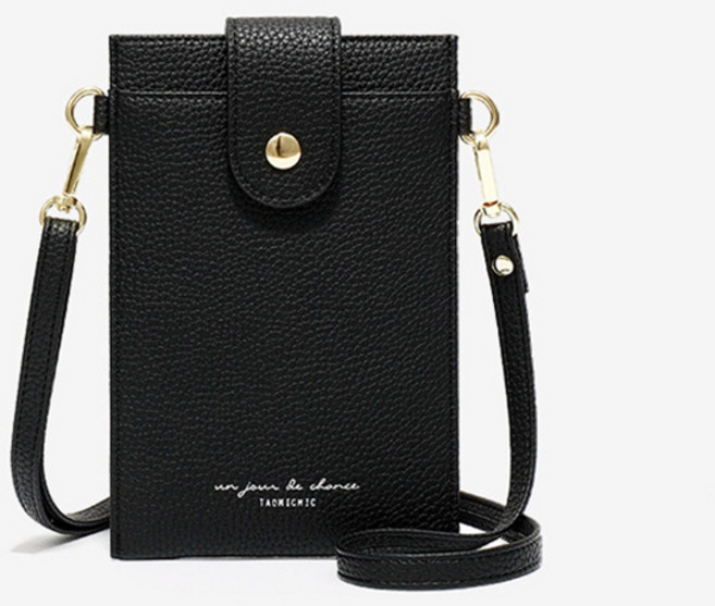 심플 가죽 핸드폰 크로스백 가방 카드 지갑 여성 미니백 파우치 폰가방 휴대폰 미니 크로스 핸드폰백 여자 학생 스마트폰 스트랩 레더 작은 포켓