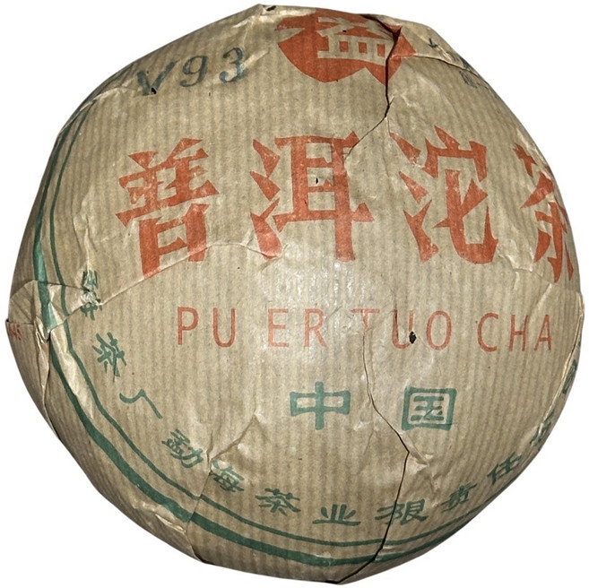茶韻 普洱茶2005年 大益茶廠 V93熟沱, 250g, 1個, 1個裝