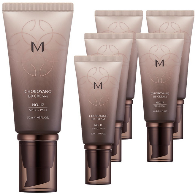 미샤 M 초보양 비비크림 SPF30 PA++ 50ml, 17호밝은베이지, 6개