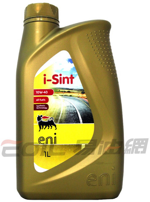 易油網 eni i-sint 10W40 合成機油 單可變汽門 NA自然進氣 原廠車 新包裝 AGIP, 1個, 1L