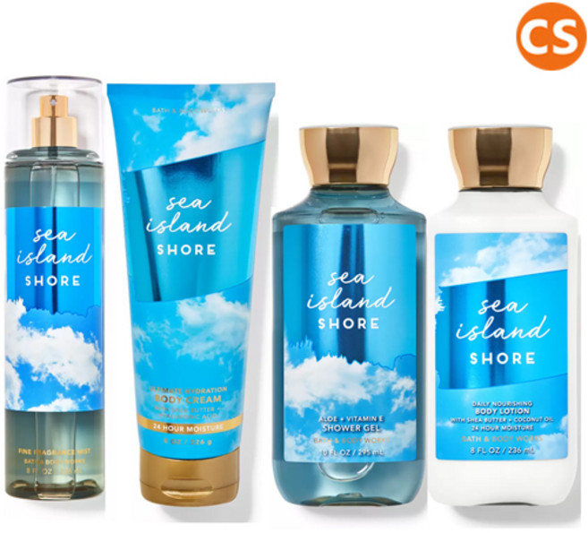 배쓰앤바디웍스 씨 아일랜드 쇼어 바디미스트 바디크림 샤워젤 바디로션 중 택1 BATH&BODY WORKS SEA ISLAND SHORE BODY CARE, 02 샤워젤_SHOWER GEL, 1개, 26g