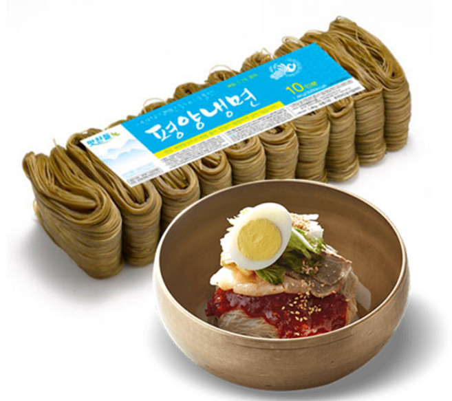 맛찬들백미식품 평양냉면2kg, 6개, 2kg