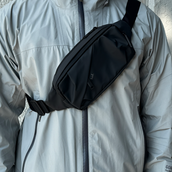 HNF 힙색 등산힙색 스포츠 허리 러닝 운동 여행용 슬링백 웨이스트백 크로스