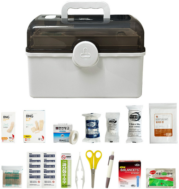 메드올 3단구급함 대 세트, 1개