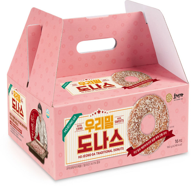 호정가 우리밀도나스 (16개입), 960g, 1개