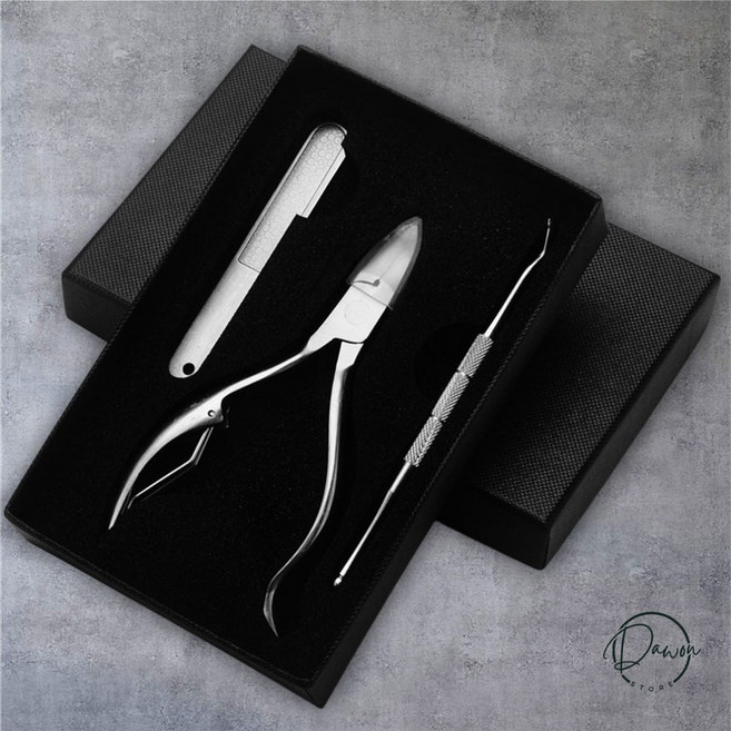 다원 내성발톱 네일니퍼 3종세트 큐티클니퍼, 1개, one