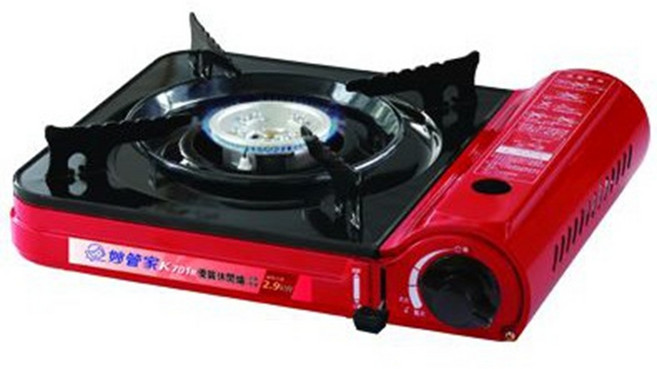 妙管家 K701R 休閒爐，具備防風設計與2.9kW高熱功率，適合戶外露營使用, 1個, 妙管家優質瓦斯爐