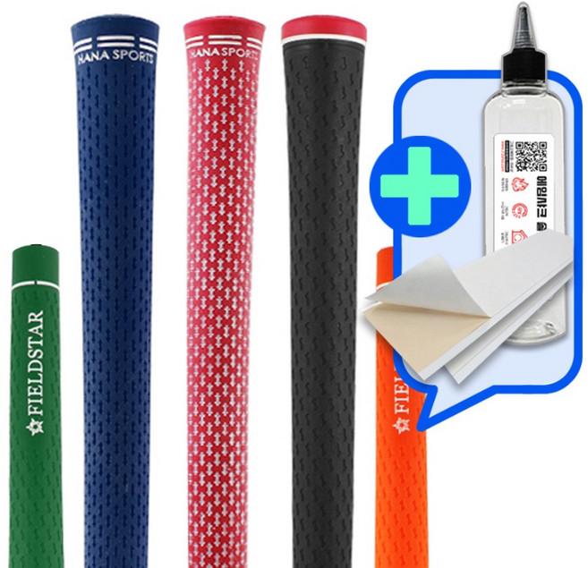 필드스타 투어벨벳 스탠다드 골프그립, 필드스타 벨벳 레드+화이트 (여성용)