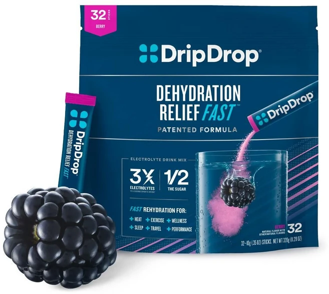 드립드롭 하이드레이션 전해질 음료 파우더 32개입 6종 택1, 10g - 쿠팡