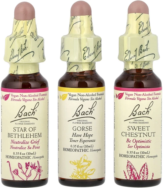Bach 오리지널 꽃 요법 컴포트 키트 Hope & Joy 스포이트 3개 각 10ml(0.35fl oz), Bach오리지널꽃요법컴포트키트HopeJoy스포이트3개각 - 쿠팡