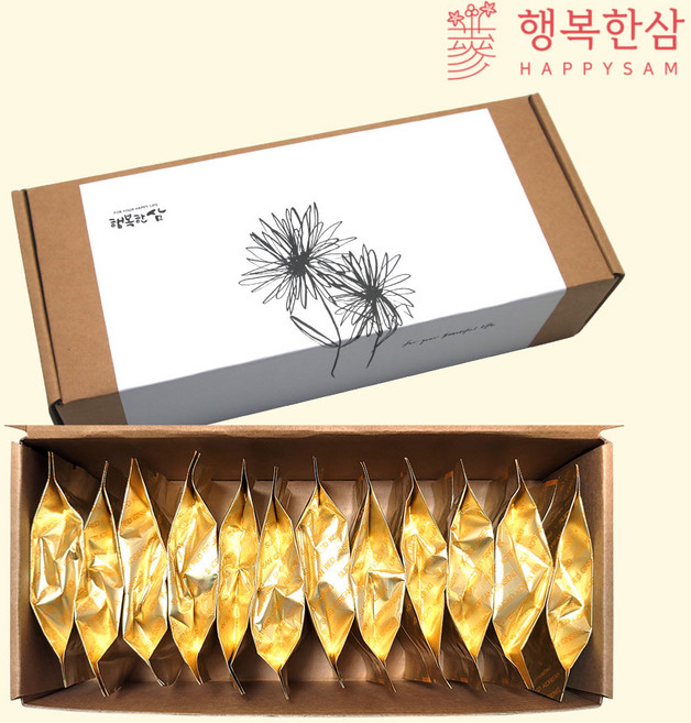 꿀 홍삼절편 12팩 선물세트 명절 설 추석 상견례 답례품 쇼핑백 증정, 5개, 240g